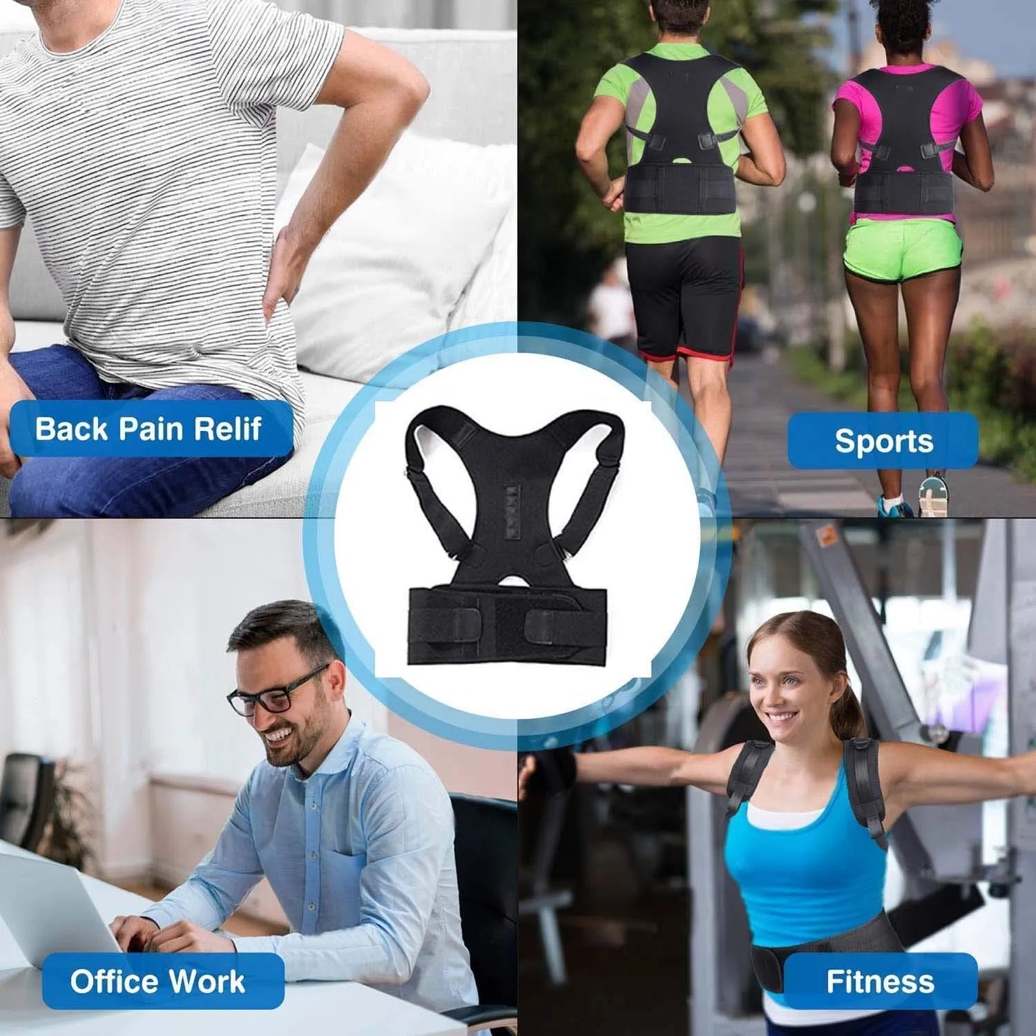 Doctor Plus Posture Corrector Belt Relieve Back & Shoulder Pain