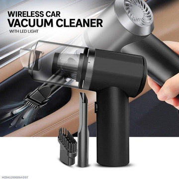 Portable Wireless Vacuum Cleaner Black ABS for Cars and Home use
