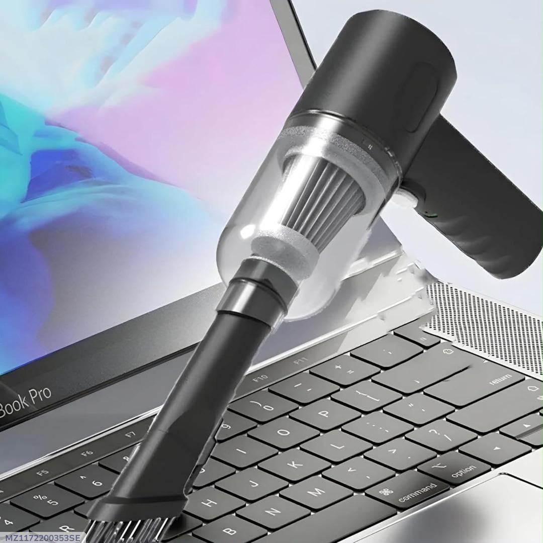 Portable Wireless Vacuum Cleaner Black ABS for Cars and Home use