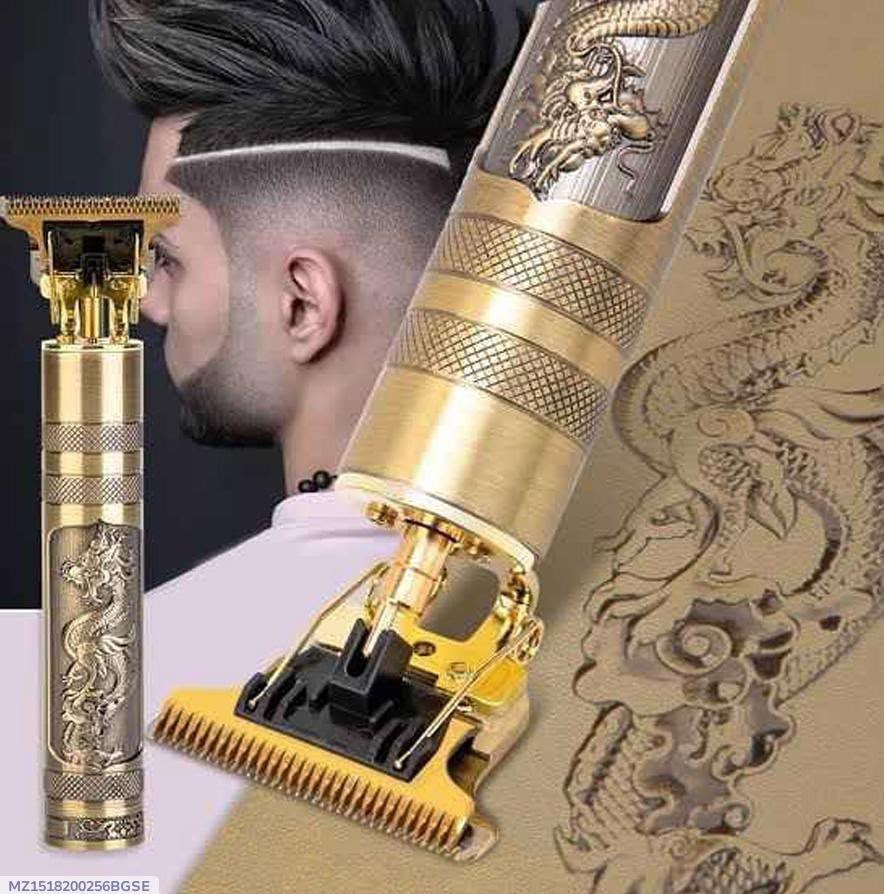 Men's Wet Dry Hair Trimmer with Dragon Design