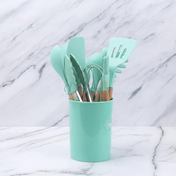 12 Pcs Silicone Kitchenware Cooking Utensils Set